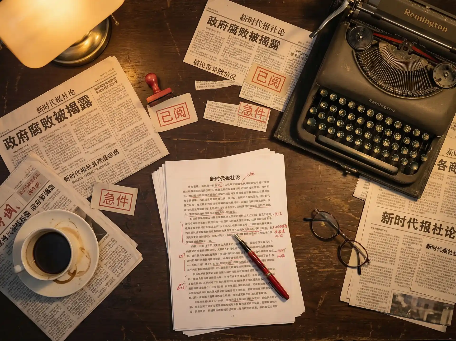 91软件 - 报社编辑部工作场景